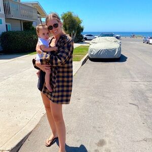 Dressed in Lala oversized flannel